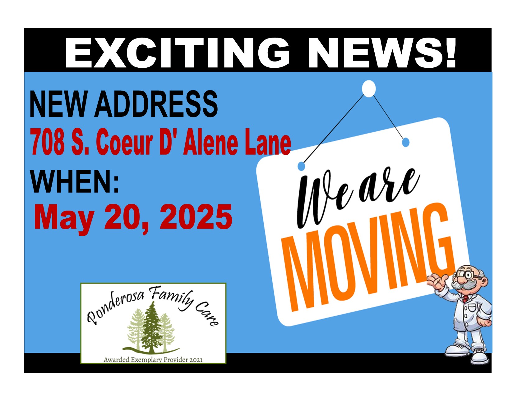 We are moving